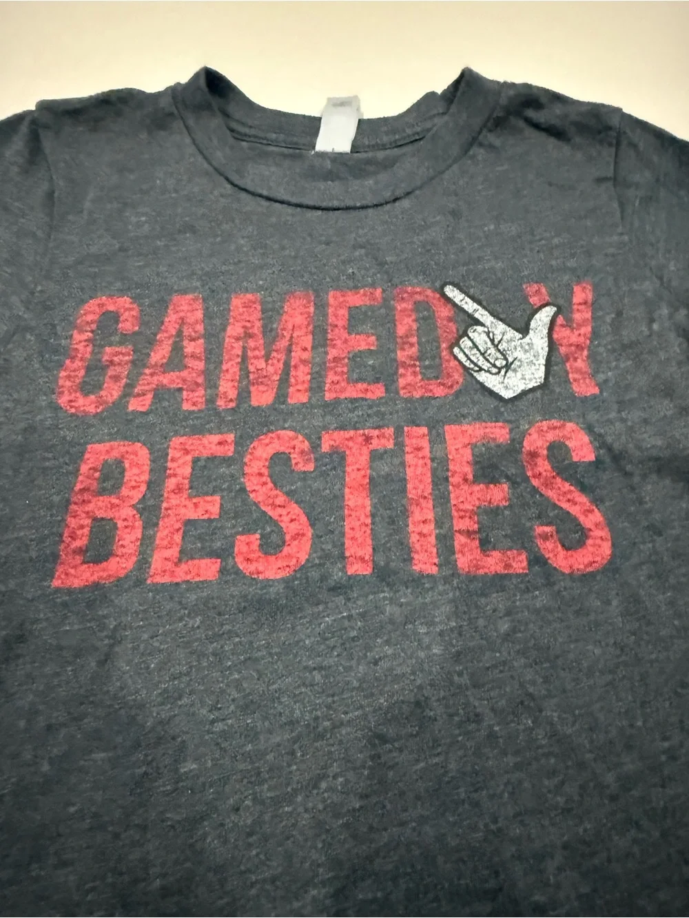 Texas Tech Gray Kids Tee with Red 